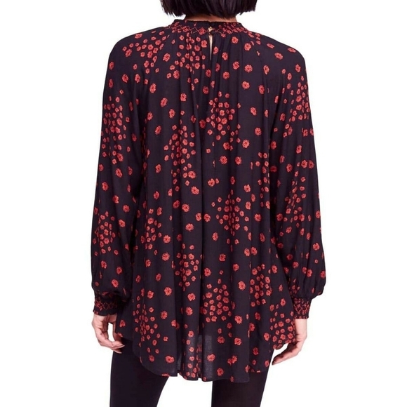 Free People "Flowers in the Hair" Smock Tunic ‐ L - Picture 2 of 9